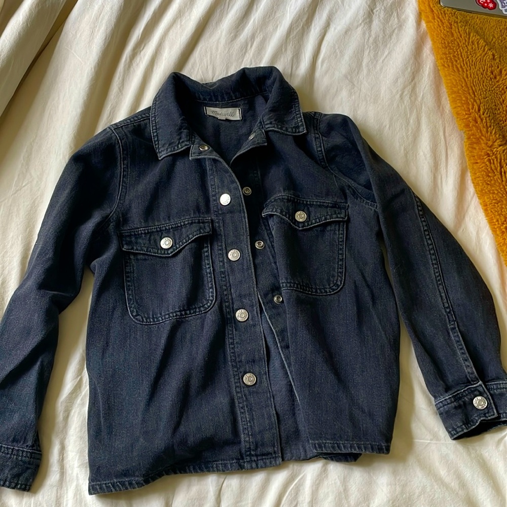 Madewell denim button up!